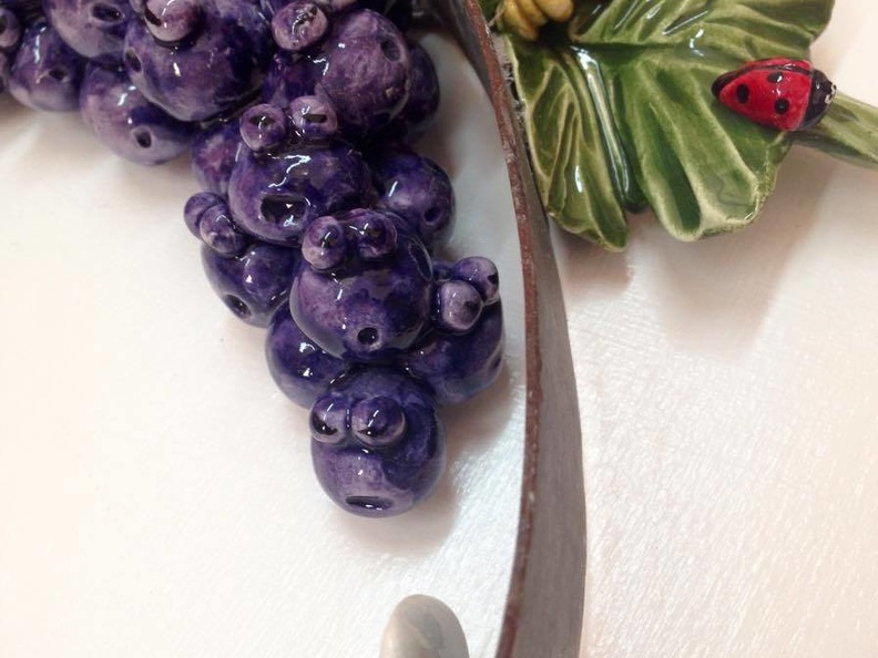 Il riposo dei grappoli d'uva
